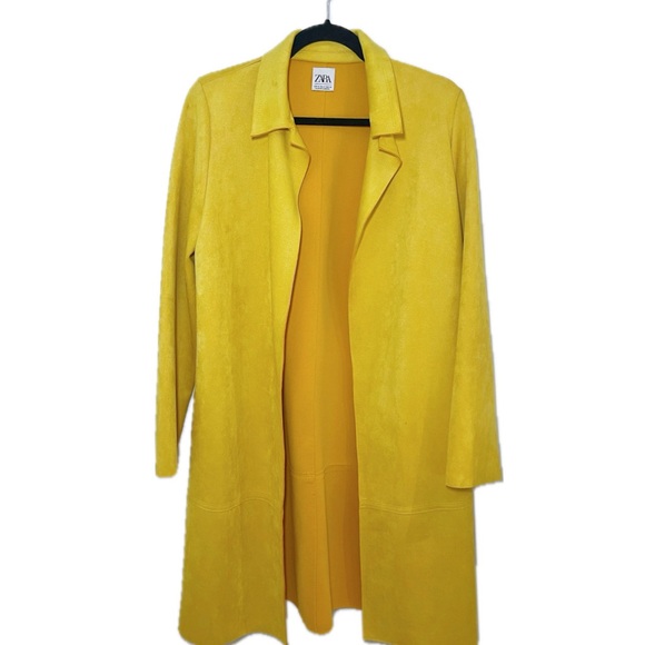 Zara Suede Light Coat - Picture 3 of 5
